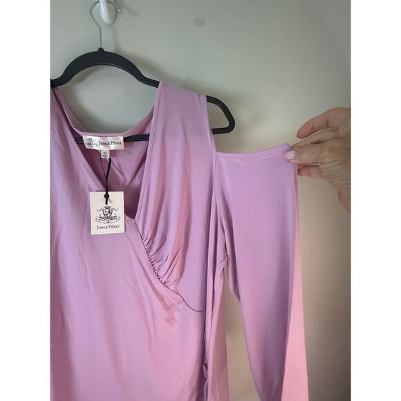 Jorge Perez Cold Shoulder Top - Lavender - Size 1X - NWT - Picture 7 of 9